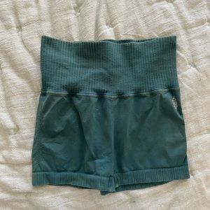 Fp Movement green biker shorts